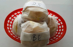 Temple's Homemade Breakfast Biscuits in a Basket