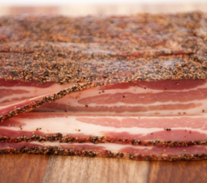 Pepper Coated Thick Cut Bacon